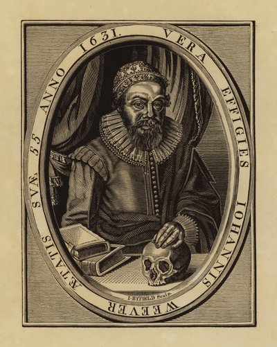 John Weever, angielski poeta i antykwariusz (grafika) autorstwa English School
