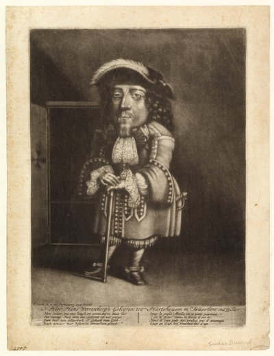 John Worrenberg, szwajcarski karzeł autorstwa English School