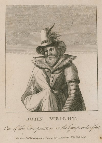 John Wright, jeden ze spiskowców w spisku prochowym autorstwa English School