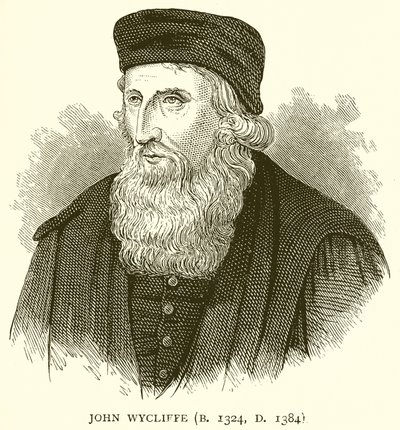 John Wicliffe (B. 1324, D. 1384) autorstwa English School