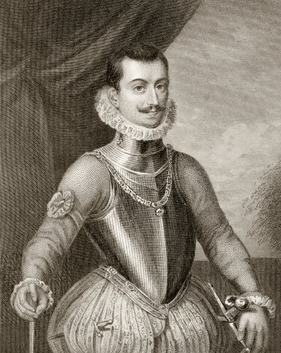 Jan z Austrii, z „Historii panowania Filipa II”, wydanej w 1855 r. autorstwa English School