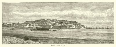 Joppa, Dzieje Apostolskie, IX, 36 (rycina) autorstwa English School