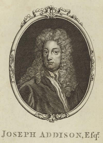 Joseph Addison, dziedzic autorstwa English School