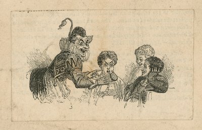 Joseph Grimaldi jako Clown autorstwa English School