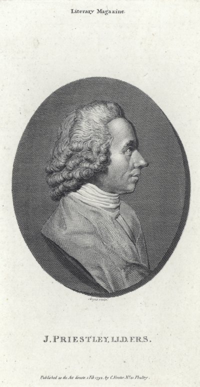 Józefa Priestleya autorstwa English School