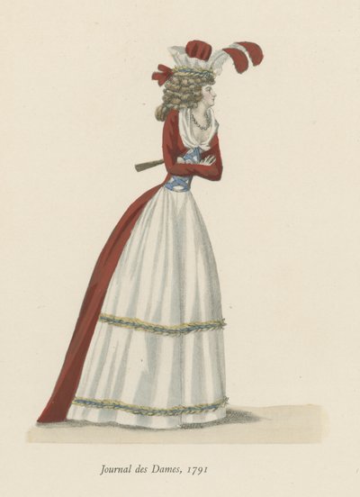 Dziennik damski, 1791 autorstwa English School