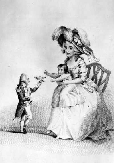 Józef Boruwlaski, ilustracja z „Traktatów historyczno-biograficznych Smeetona”, wyd. 1820 autorstwa English School