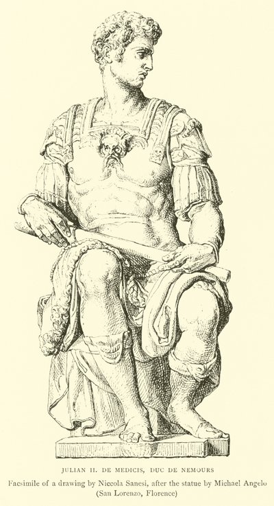 Julian II, De Medicis, Duc de Nemours autorstwa English School