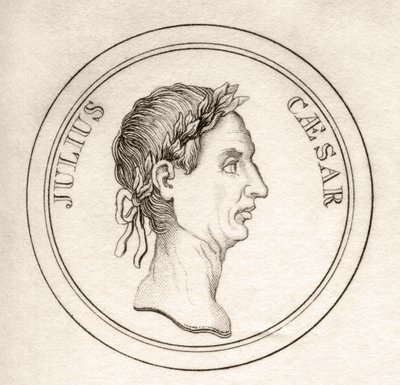Juliusz Cezar, ze „Słownika historycznego Krabba”, opublikowanego w 1825 r. autorstwa English School