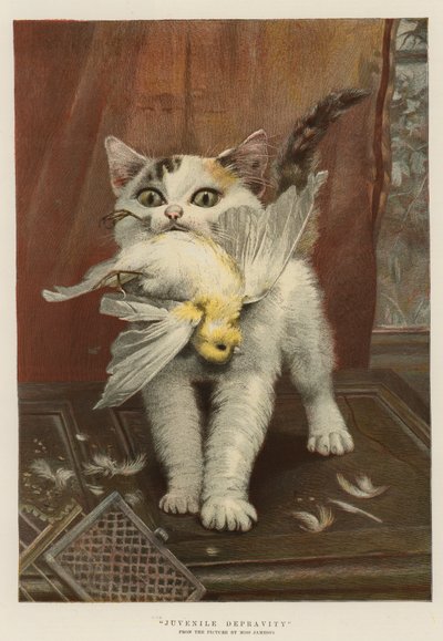 Deprawacja nieletnich (chromolitho) autorstwa English School