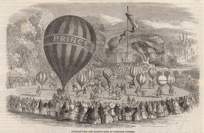 Festyn dla nieletnich i wyścig balonowy w Cremorne Gardens autorstwa English School
