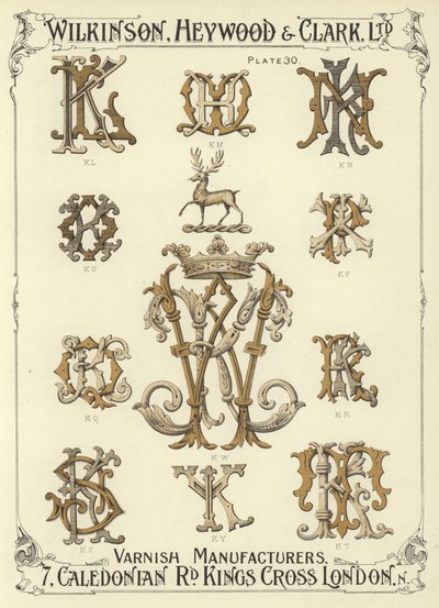 KL, KM, KN, KO, KW, KP, KQ, KR, KS, KY, KT autorstwa English School