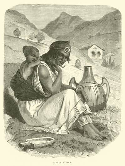 Kabyle kobieta autorstwa English School