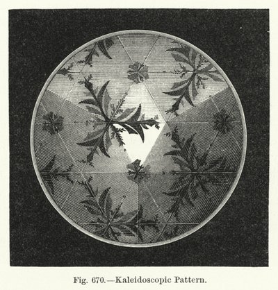 Wzór kalejdoskopowy (grawerowanie) autorstwa English School