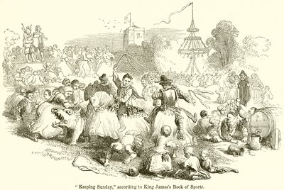 Utrzymanie niedzieli, według King James Book of Sports autorstwa English School