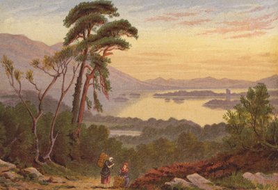 Killarney Lakes, Lower Lake (kolor lito) autorstwa English School