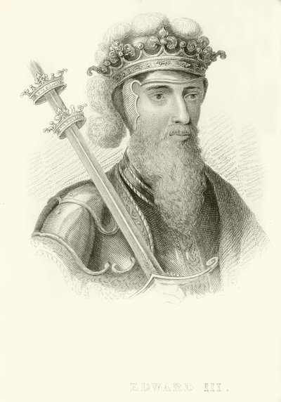 Król Edward III autorstwa English School