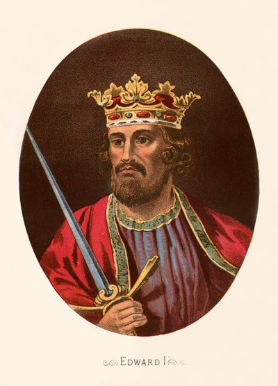 Król Edward I autorstwa English School