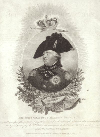 Król Jerzy III Wielkiej Brytanii i Irlandii autorstwa English School
