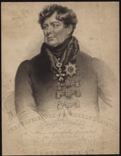 Król Jerzy IV Wielkiej Brytanii i Irlandii autorstwa English School