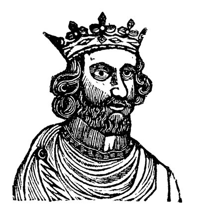 Król Henryk III (drzeworyt) autorstwa English School