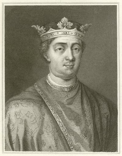 Król Henryk II (grafika) autorstwa English School