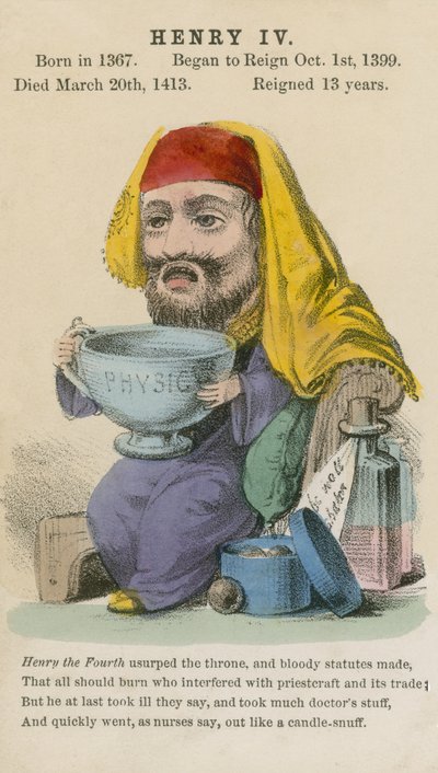 Król Henryk IV (akwatinta) autorstwa English School