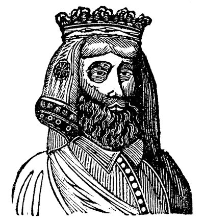 Król Henryk IV (drzeworyt) autorstwa English School