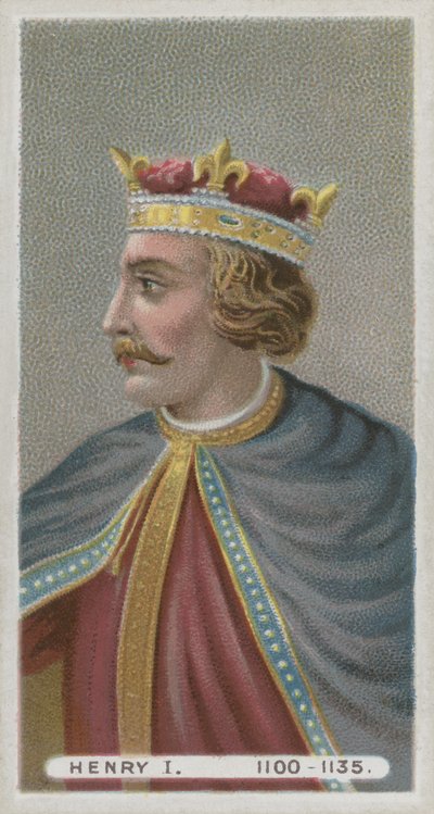 Król Henryk I autorstwa English School