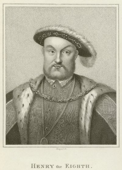 Król Henryk VIII (grafika) autorstwa English School