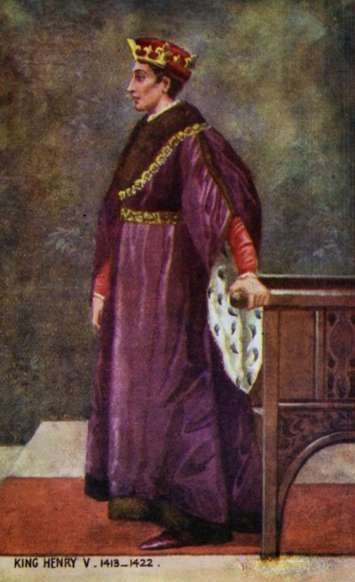 Król Henryk V autorstwa English School