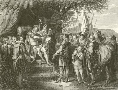 Król Jan podpisuje Magna Charta autorstwa English School