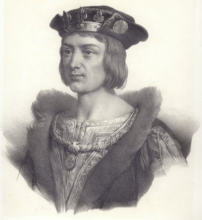 Król Francji Ludwik XII autorstwa English School