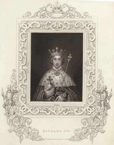 Król Anglii Ryszard II autorstwa English School