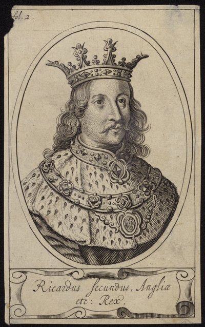 Król Anglii Ryszard II autorstwa English School