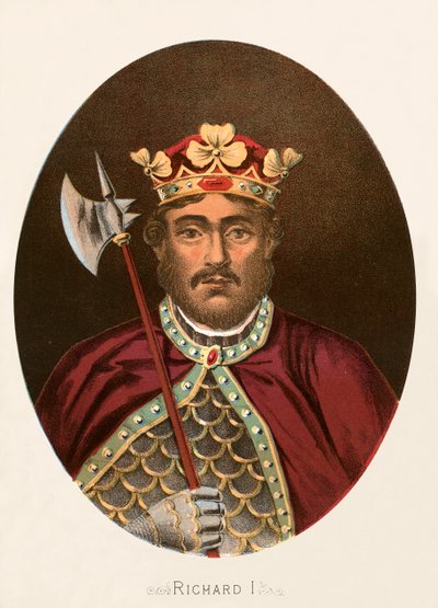 Król Ryszard I autorstwa English School