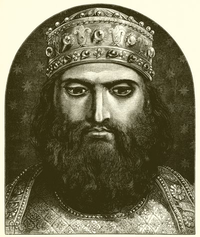 Król Salomon autorstwa English School