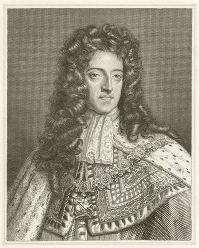 Król Wilhelm III (grafika) autorstwa English School