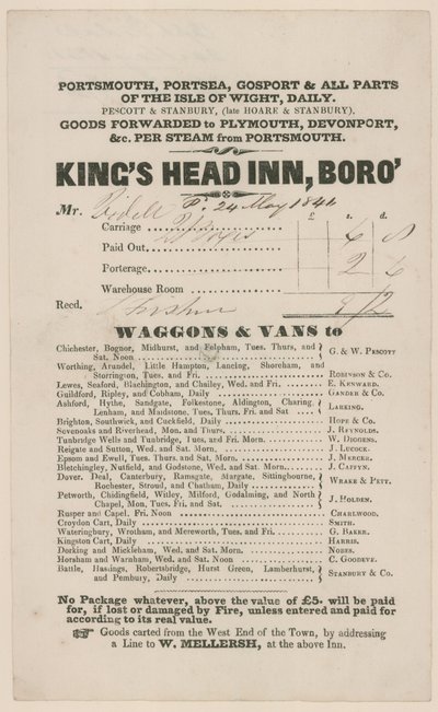 Kings Head, Southwark autorstwa English School