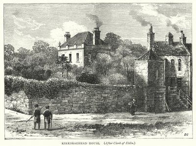 Dom Kirkbraehead (grawerowanie) autorstwa English School