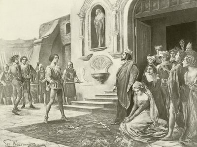 La Favorita, akt III scena XII (wklęsłodruk) autorstwa English School