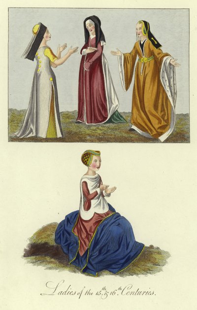 Panie XV i XVI wieku autorstwa English School