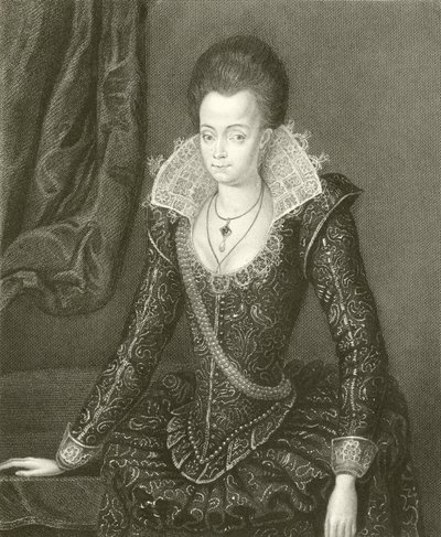 Lady Arabella Stuart autorstwa English School