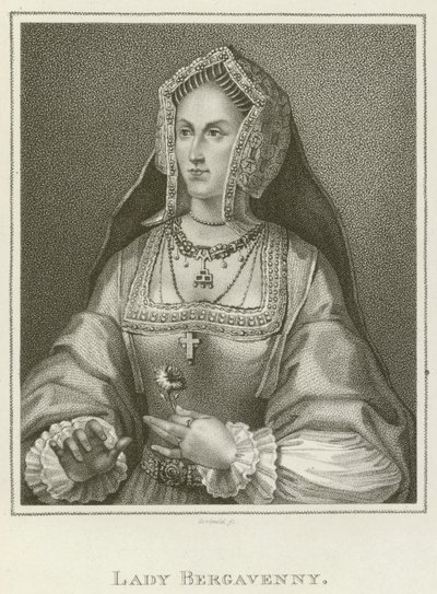Lady Bergavenny (grawerunek) autorstwa English School
