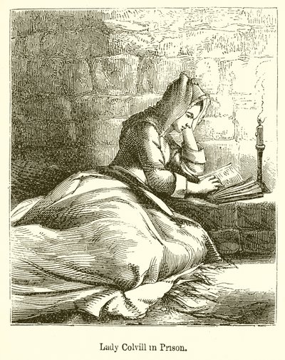 Lady Colvill w więzieniu autorstwa English School