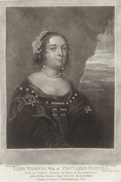 Lady Fairfax autorstwa English School