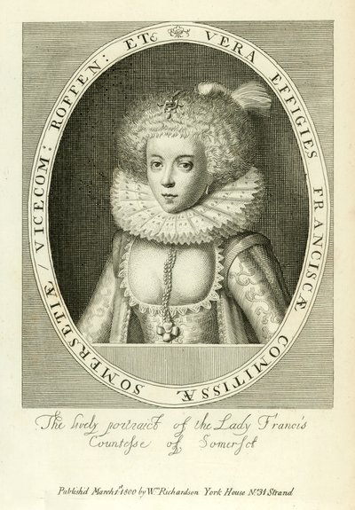 Lady Francis, hrabina Somerset autorstwa English School