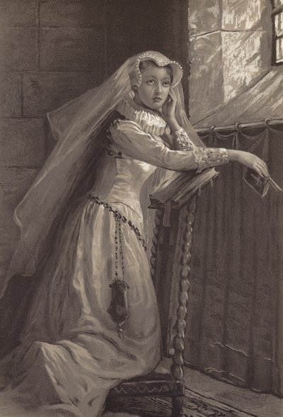 Lady Jane Grey (lito) autorstwa English School