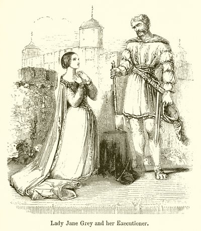 Lady Jane Grey i jej kat autorstwa English School