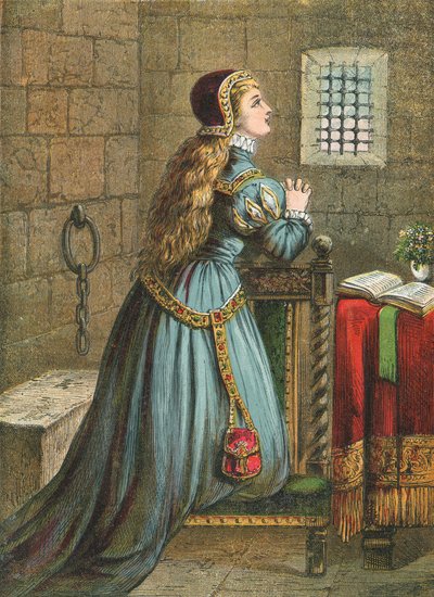 Modląca się Lady Jane Grey autorstwa English School